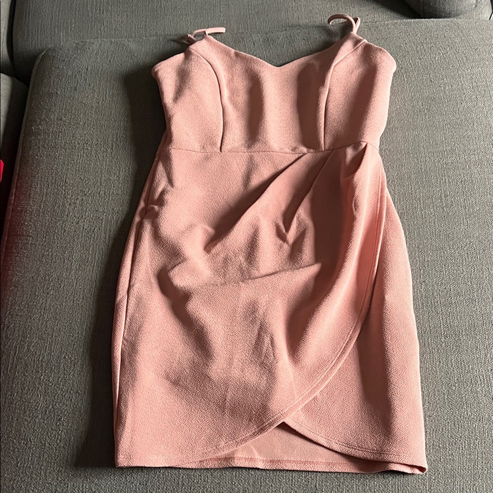 SHEIN Blush Pink Mini Dress